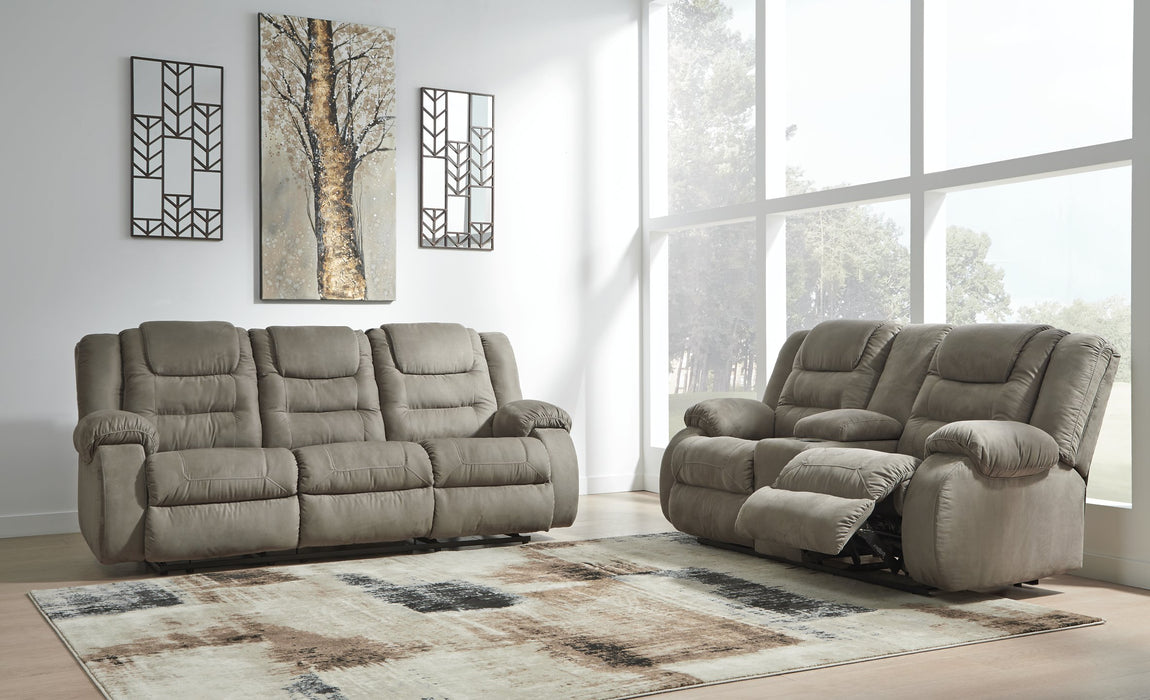 McCade Reclining Loveseat with Console - Yulissa Home Furnishings (NJ)