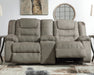 McCade Reclining Loveseat with Console - Yulissa Home Furnishings (NJ)