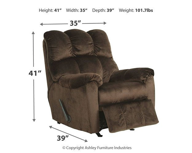 Foxfield Recliner - Yulissa Home Furnishings (NJ)