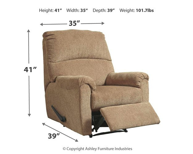 Nerviano Recliner - Yulissa Home Furnishings (NJ)