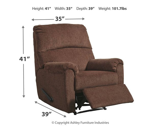 Nerviano Recliner - Yulissa Home Furnishings (NJ)