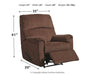 Nerviano Recliner - Yulissa Home Furnishings (NJ)