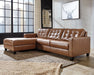 Baskove Sectional with Chaise - Yulissa Home Furnishings (NJ)