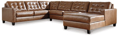 Baskove Sectional with Chaise - Yulissa Home Furnishings (NJ)