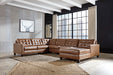 Baskove Sectional with Chaise - Yulissa Home Furnishings (NJ)