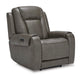 Card Player Power Recliner - Yulissa Home Furnishings (NJ)