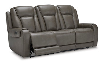 Card Player Power Reclining Sofa - Yulissa Home Furnishings (NJ)