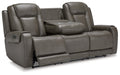 Card Player Power Reclining Sofa - Yulissa Home Furnishings (NJ)