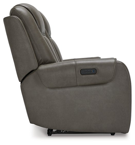 Card Player Power Reclining Sofa - Yulissa Home Furnishings (NJ)