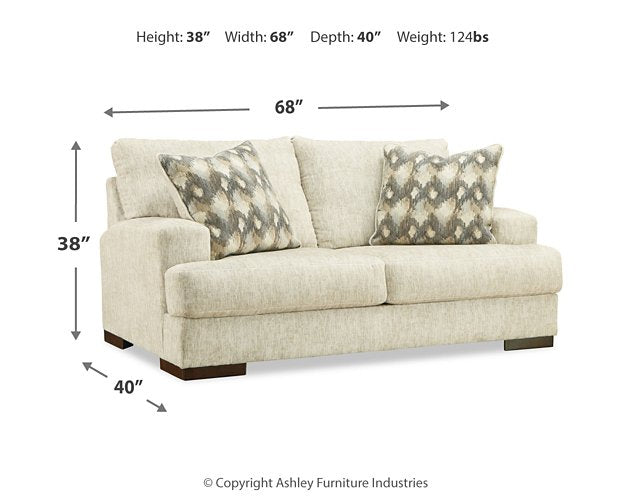 Caretti Loveseat - Yulissa Home Furnishings (NJ)