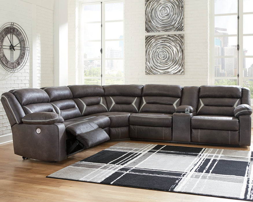 Kincord Power Reclining Sectional - Yulissa Home Furnishings (NJ)