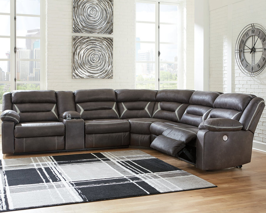 Kincord Power Reclining Sectional - Yulissa Home Furnishings (NJ)