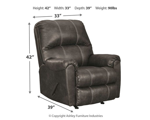 Kincord Recliner - Yulissa Home Furnishings (NJ)