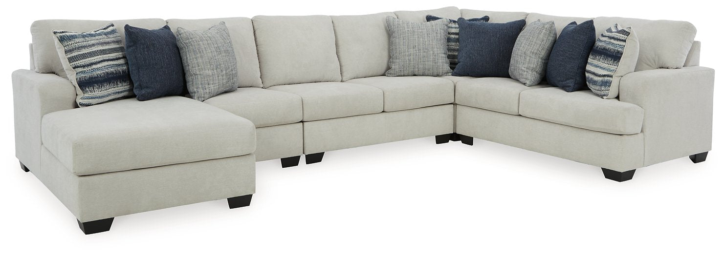 Lowder Sectional with Chaise - Yulissa Home Furnishings (NJ)