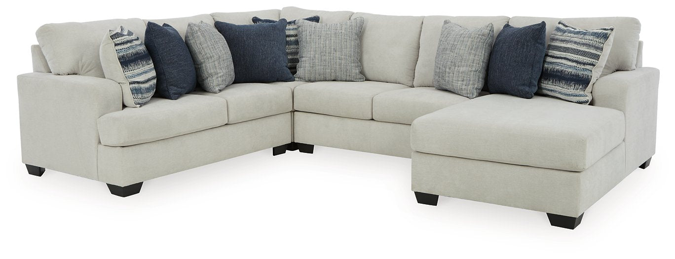 Lowder Sectional with Chaise - Yulissa Home Furnishings (NJ)