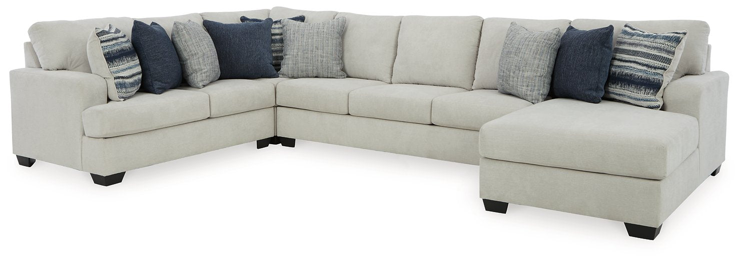 Lowder Sectional with Chaise - Yulissa Home Furnishings (NJ)