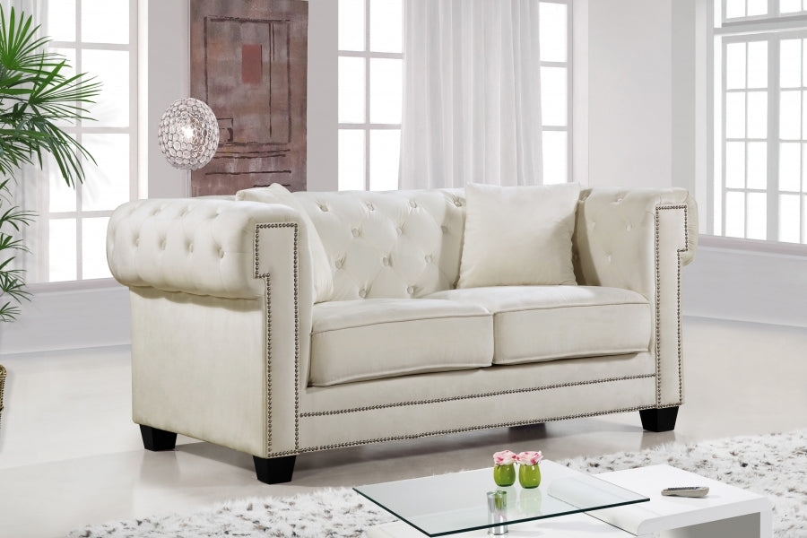 Bowery Velvet Loveseat SKU: LO0001