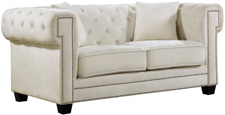 Bowery Velvet Loveseat SKU: LO0001