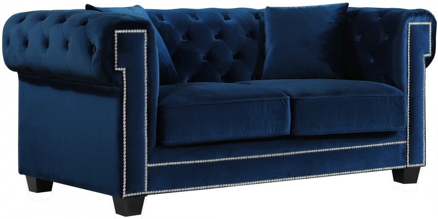 Bowery Velvet Loveseat SKU: LO0001