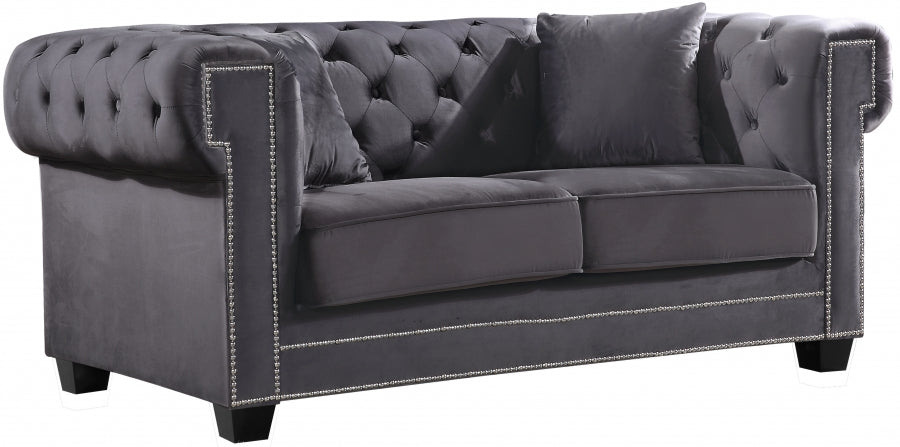 Bowery Velvet Loveseat SKU: LO0001