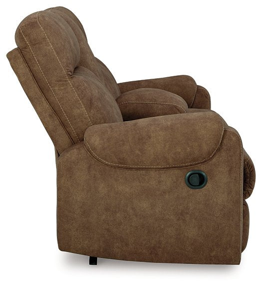 Edenwold Reclining Loveseat with Console - Yulissa Home Furnishings (NJ)