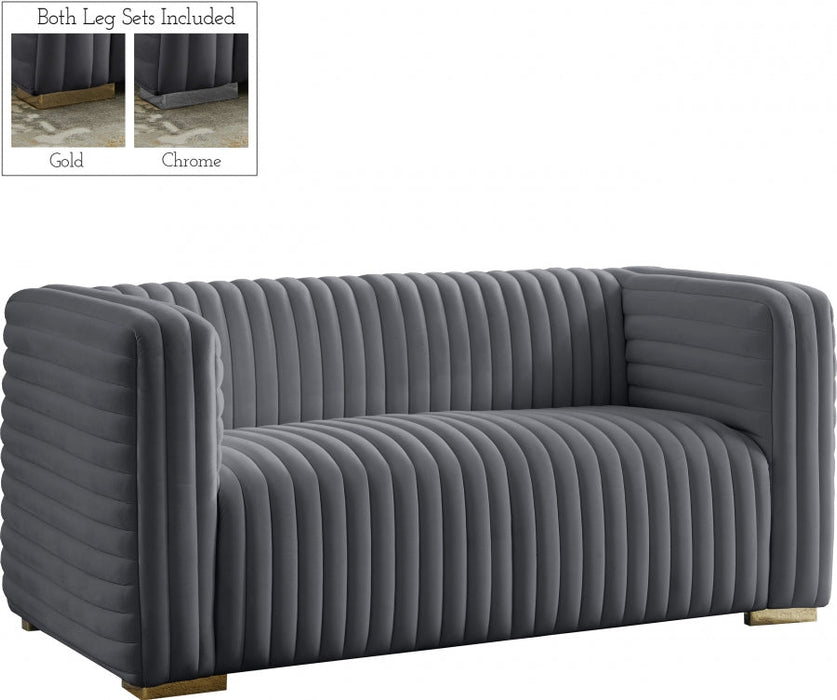 Ravish Velvet Loveseat SKU: LO00016