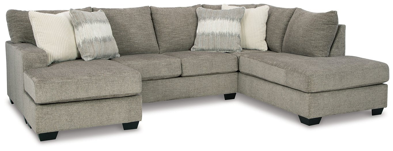 Creswell 2-Piece Sectional with Chaise - Yulissa Home Furnishings (NJ)