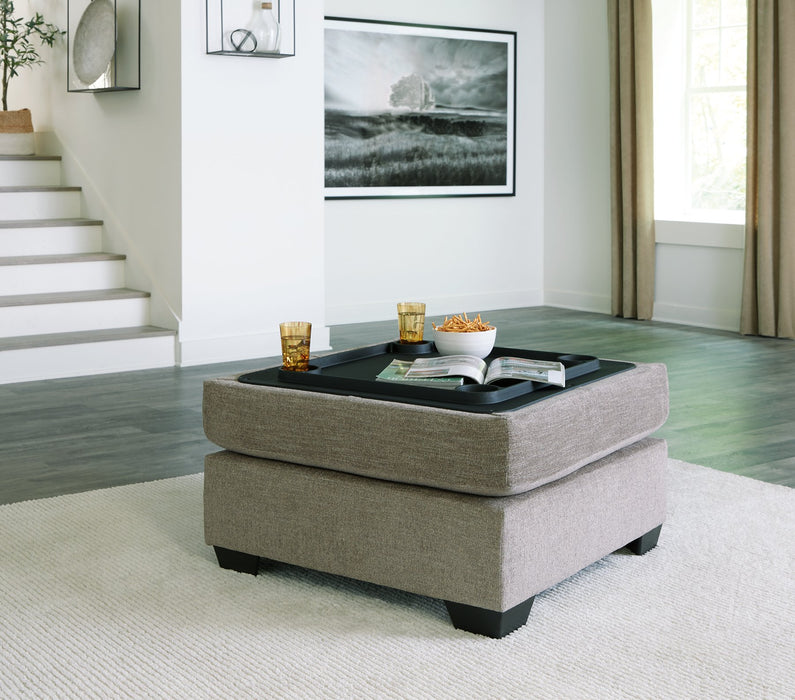 Creswell Ottoman With Storage - Yulissa Home Furnishings (NJ)