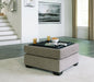 Creswell Ottoman With Storage - Yulissa Home Furnishings (NJ)