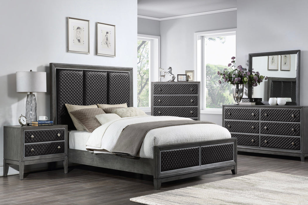 1566GY Bedroom-West End Bedroom Set SKU: BS0008