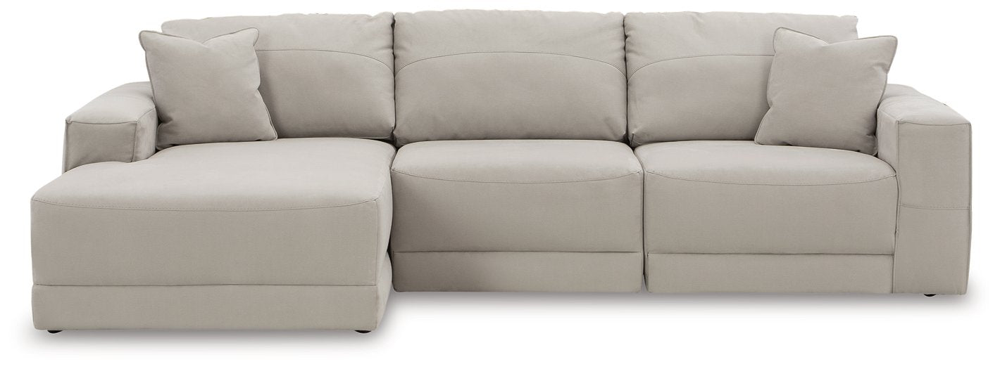 Next-Gen Gaucho 3-Piece Sectional Sofa with Chaise - Yulissa Home Furnishings (NJ)