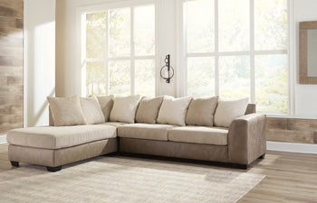 Keskin 2-Piece Sectional with Chaise - Yulissa Home Furnishings (NJ)