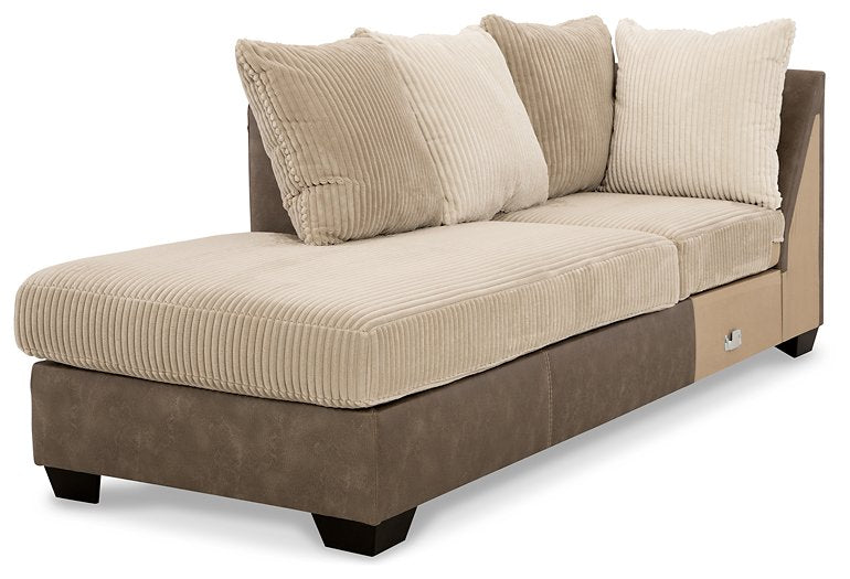 Keskin 2-Piece Sectional with Chaise - Yulissa Home Furnishings (NJ)