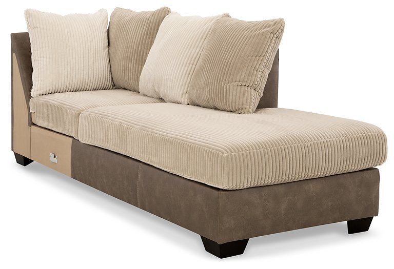 Keskin 2-Piece Sectional with Chaise - Yulissa Home Furnishings (NJ)