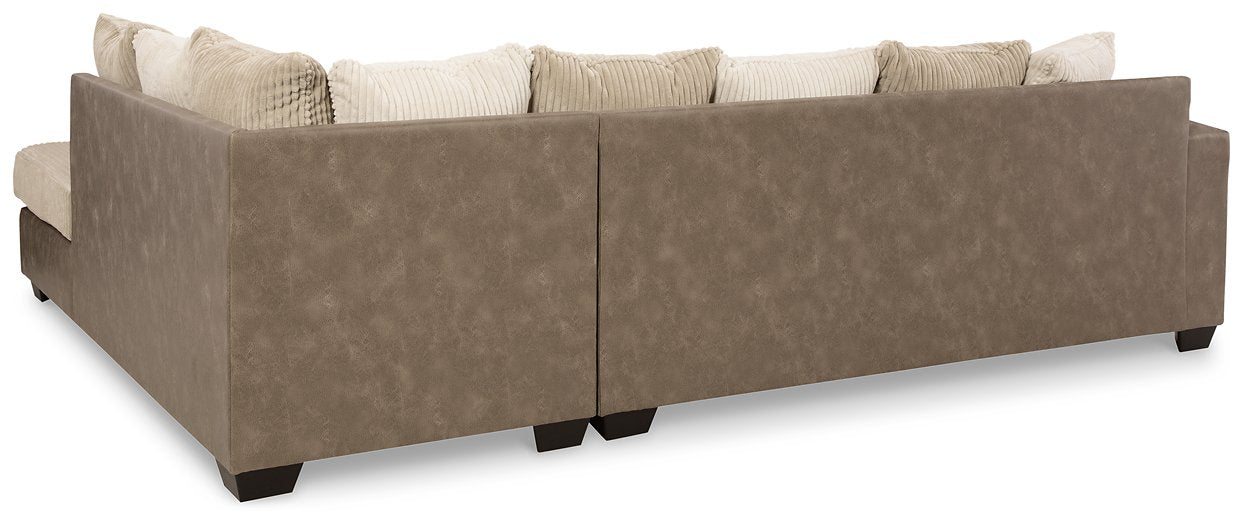 Keskin 2-Piece Sectional with Chaise - Yulissa Home Furnishings (NJ)