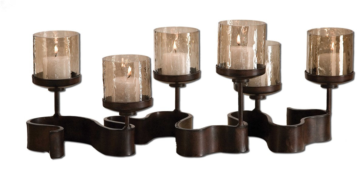 RIBBON CANDLEHOLDER