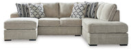 Calnita 2-Piece Sectional with Chaise - Yulissa Home Furnishings (NJ)