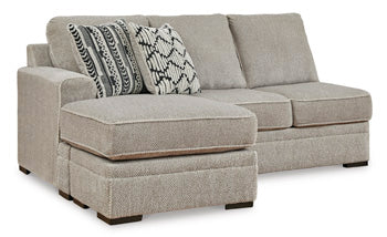 Calnita 2-Piece Sectional with Chaise - Yulissa Home Furnishings (NJ)