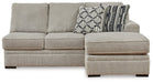 Calnita 2-Piece Sectional with Chaise - Yulissa Home Furnishings (NJ)