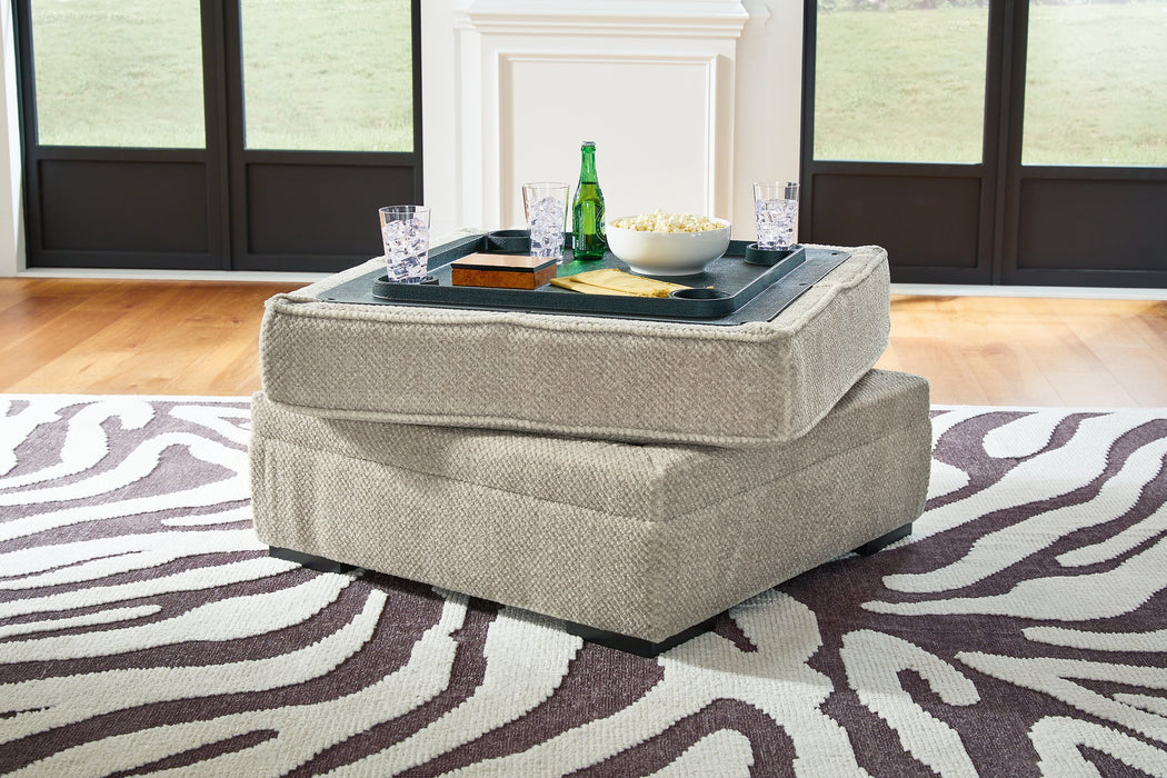 Calnita Ottoman With Storage - Yulissa Home Furnishings (NJ)