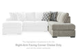 Calnita 2-Piece Sectional with Chaise - Yulissa Home Furnishings (NJ)