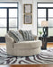 Calnita Oversized Swivel Accent Chair - Yulissa Home Furnishings (NJ)