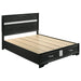 Miranda Queen 2-drawer Storage Bed Black image