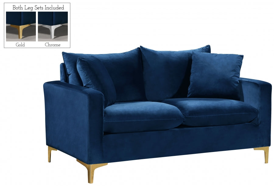 Naomi Velvet Loveseat SKU: LO00014