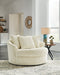 Lindyn Oversized Swivel Accent Chair - Yulissa Home Furnishings (NJ)