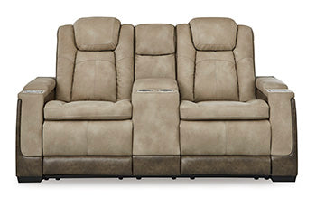 Next-Gen DuraPella Power Reclining Loveseat with Console - Yulissa Home Furnishings (NJ)