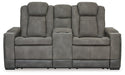 Next-Gen DuraPella Power Reclining Loveseat with Console - Yulissa Home Furnishings (NJ)