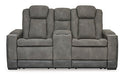 Next-Gen DuraPella Power Reclining Loveseat with Console - Yulissa Home Furnishings (NJ)