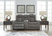 Next-Gen DuraPella Power Reclining Loveseat with Console - Yulissa Home Furnishings (NJ)