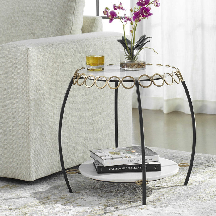 CHAINLINK SIDE TABLE